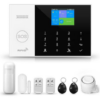 BTREE twin motion Sensor based intruder Alarm with Gsm Dialer and panic switch