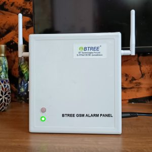 BTREE twin motion Sensor based intruder Alarm