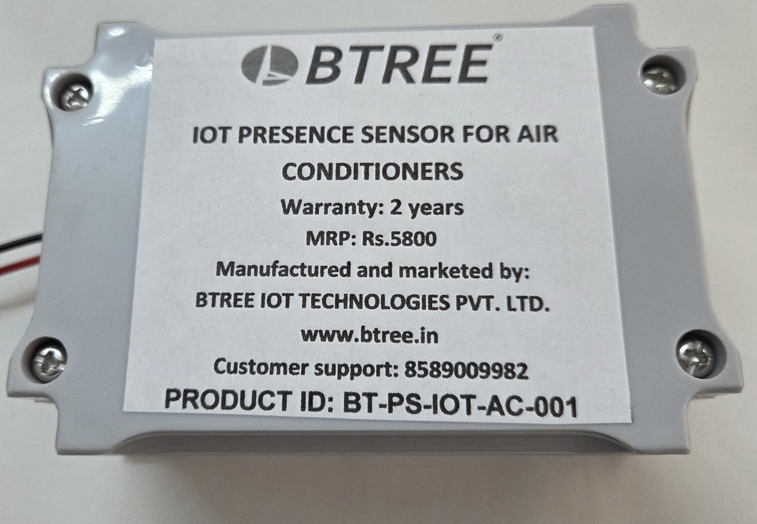 IOT PRESENCE SENSOR FOR AIR CONDITIONERS
